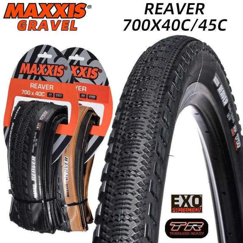 ★ Maxxis Reaver 700X40 700X45 40C 45C กรวดจักรยานยางแบบไม่มียาง Gmtb Tyre