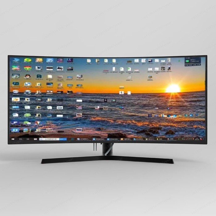 34" Curved Ultrawide Gaming Monitor UWQHD 165Hz 1500R 1ms HDR FreeSync Height/Tilt Adjustable PC Sc
