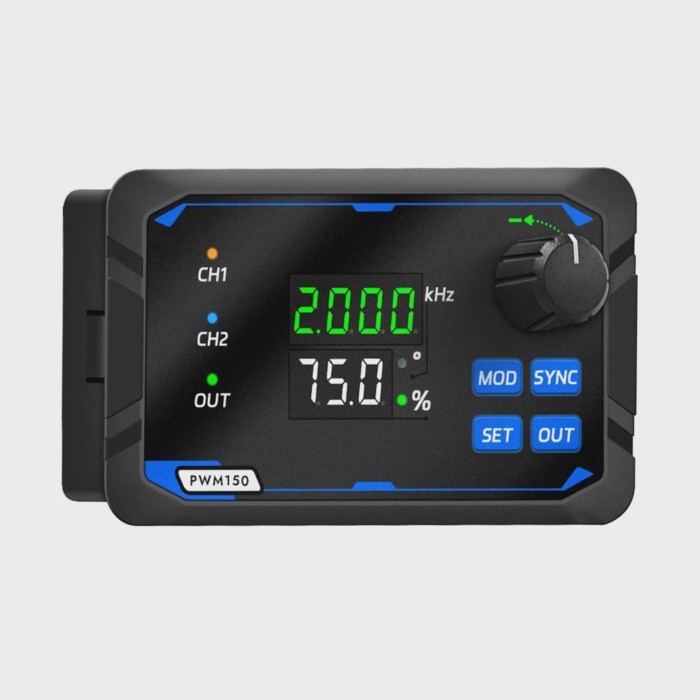 PWM150 Dual-Channel Servo Motor Driver Signal Generator Square Wave Pulse Frequency Duty Cycle Adju