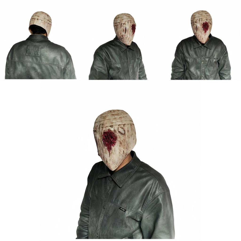 Spooky Hill Silent Latex หน้ากากพยาบาลสําหรับคอสเพลย์ฮาโลวีนและเทศกาลเครื่องแต่งกายธีม