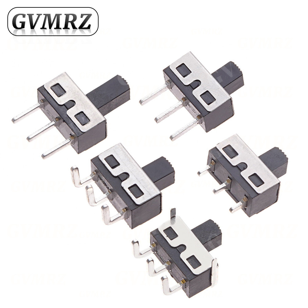10PCS SS12D10 SS12D06 สลับสวิทช์ 3Pins ตรงฟุตจับสูง 5 มม.ระยะห่าง 4.7 มม.3A 250V SS12D10 สวิทช์