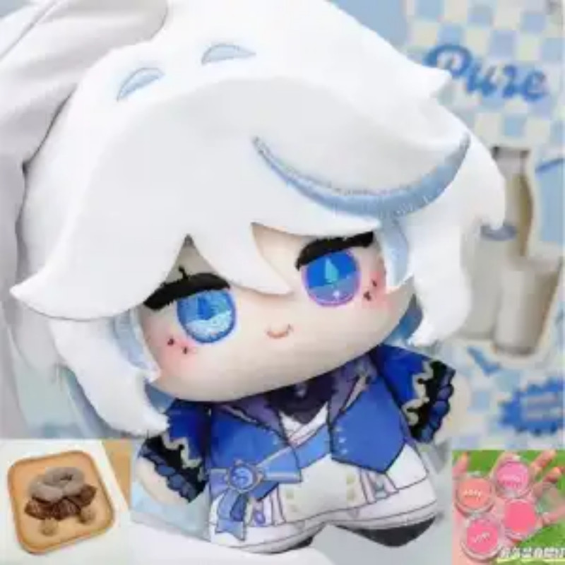 Genshin Impact Furina 10 ซม. Fanmade ตุ๊กตาตุ๊กตาตุ๊กตาหมีตุ๊กตาหมีพวงกุญแจ