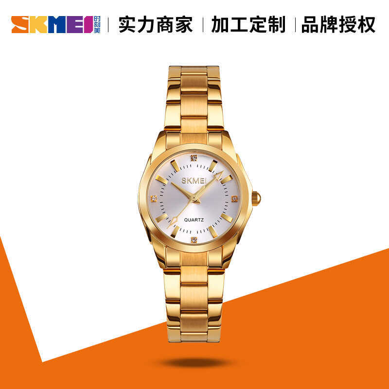 Moment Beautiful Fashion Design Womens Watch Casual All-Match Zinc Alloy Steel Band Quartz