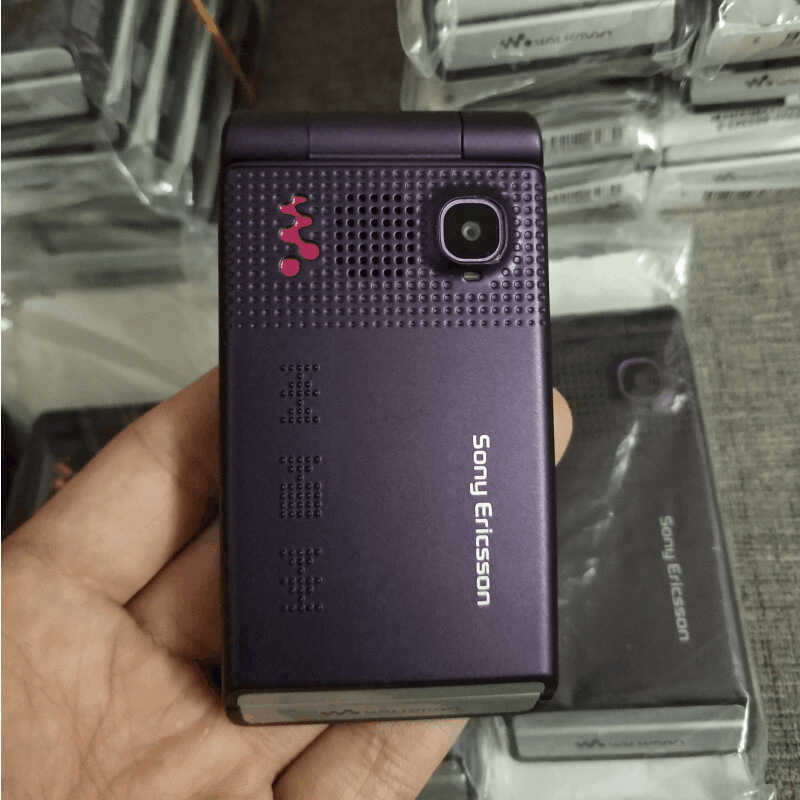 Ericsson/Sony Ericsson W380 โทรศัพท์มือถือแบบพับได้ Flip Design เหมาะสําหรับโทรศัพท์สํารอง