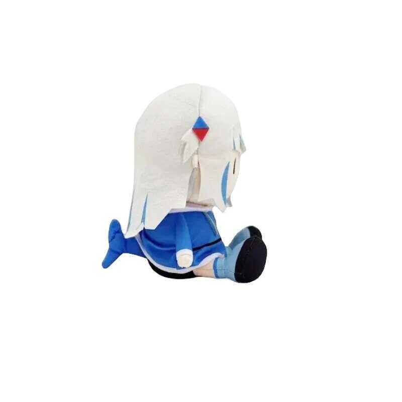 C [Purepe] 18Cm Game Vtuber Hololive Gawr Gura Sitting Posture Plush Stuffed Cotton Doll Plushie Co