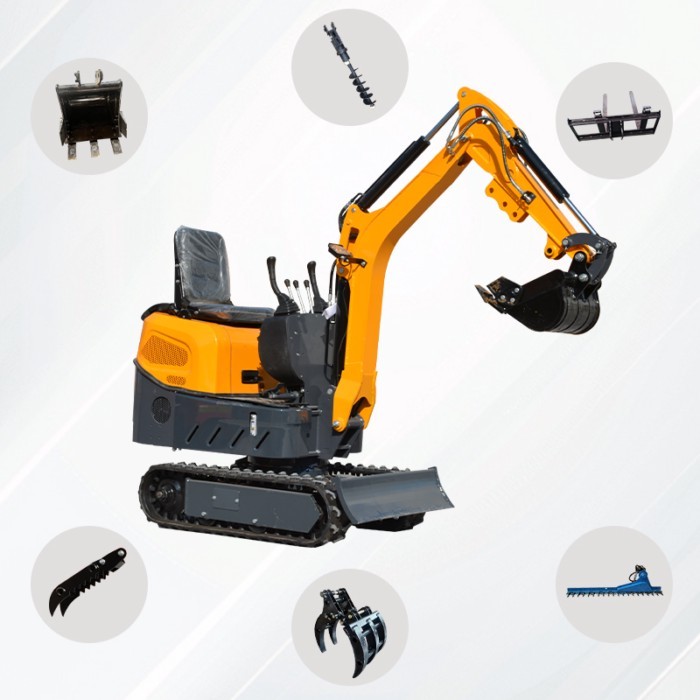 Customization Agricultural tool Compact Mini Excavator Mini Hydraulic Excavator 1.2 Ton With EPA/CE