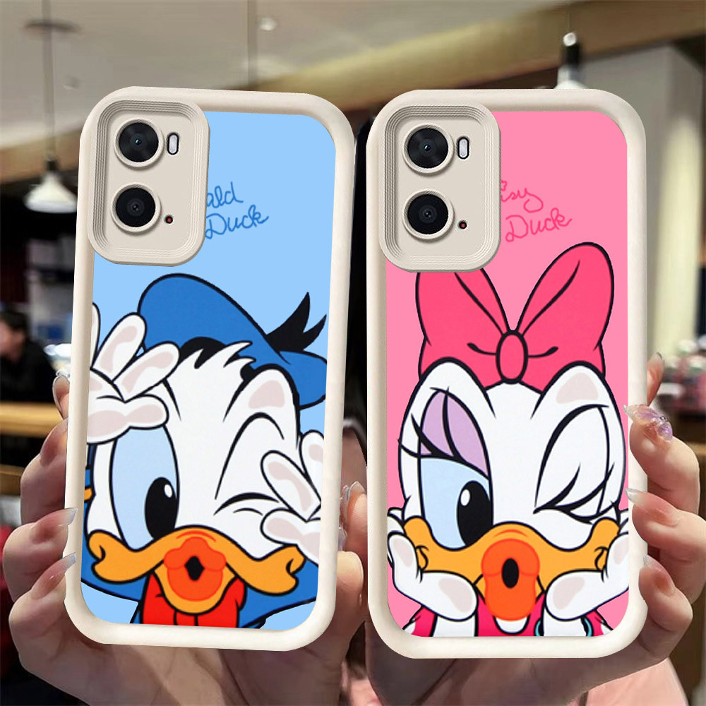 J-15 Donald Duck ดำขาวชมพูเคสโทรศัพท์หรับ OPPO A57 A77S A57S A77 A56S A57E 5G