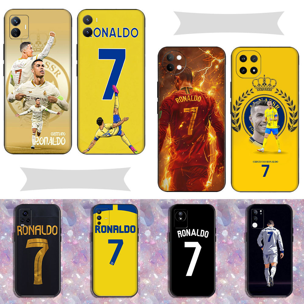 ฟุตบอลดาว Cristiano Ronaldo CR7 ^H3 สําหรับ Vivo Y04S Y29S Y19E T4 Lite Y19S GT Y21D Y31 Y11S Y20 ib