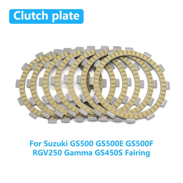 For Suzuki GS500 GS500E GS500F RGV250 Gamma GS450S Fairing GS 450E 450T Motorcycle Clutch Friction