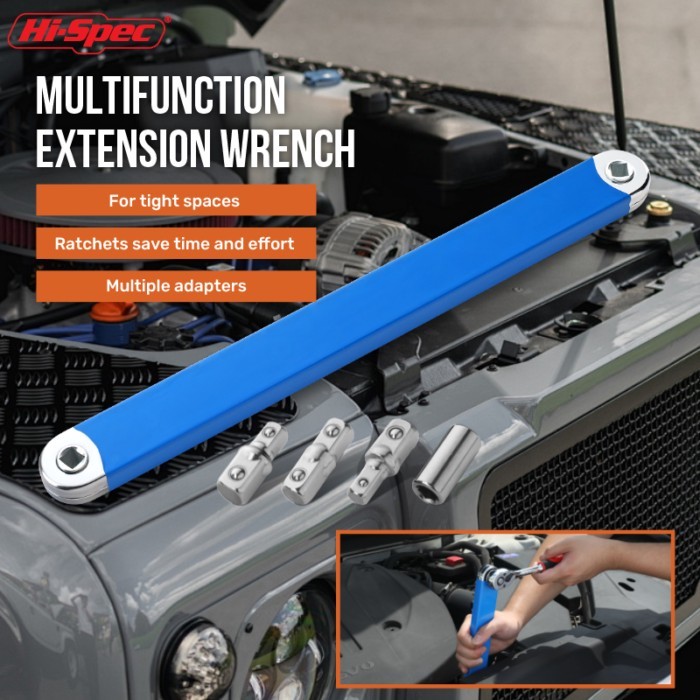 Offset Ratchet Torque Extension Wrench Set Mechanical Tools Car Spanner Socket Wrench Set Hand Tool