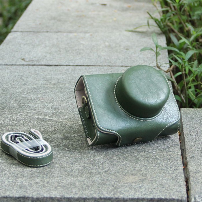 กระเป๋ากล้องใหม่กระเป๋ากล้องเหมาะสําหรับ Fuji X100V Series X30 เคสหนัง Nikon J5 Panasonic GF9lx100 ก