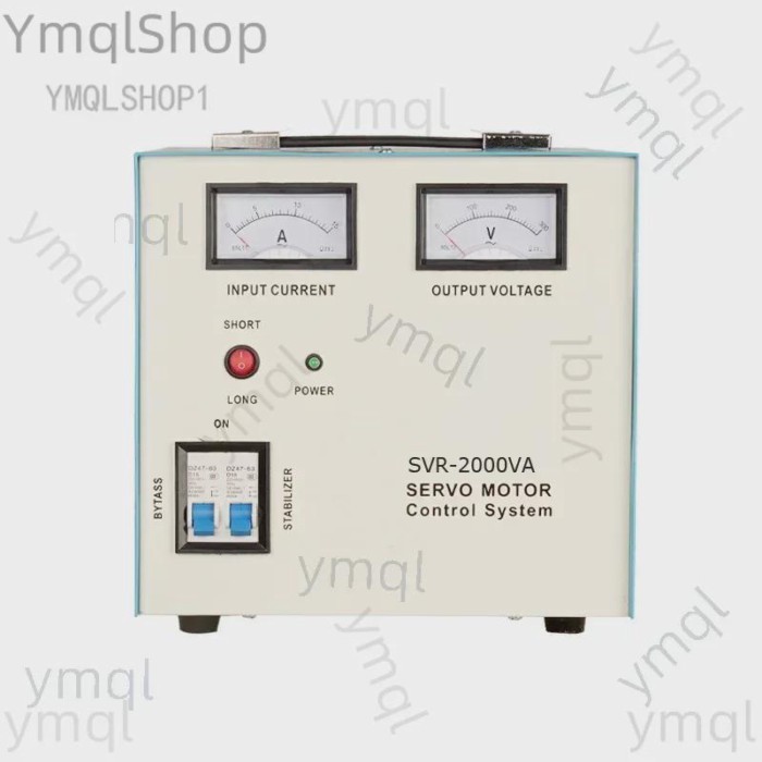 Servo Motor Control Type AVR Single Phase Voltage Stabilizer 2KVA 3KVA 5KVA 10KVA Automatic Electro
