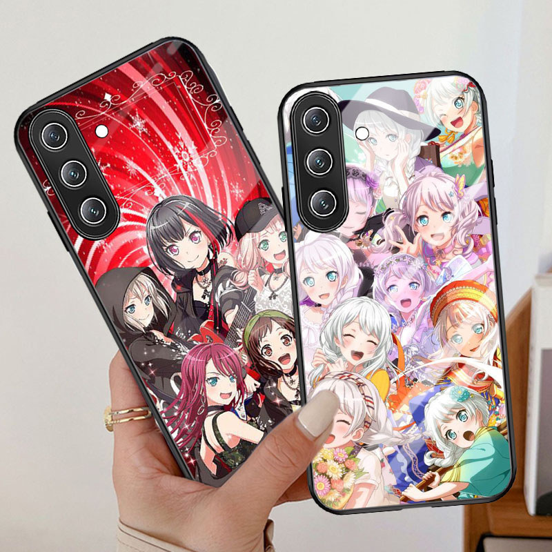 T-3 BanG Dream กระจกนิรภัยสําหรับ Samsung A05S M17 A15 A24 A04S A14 A17 A56 A16 5G กรณี
