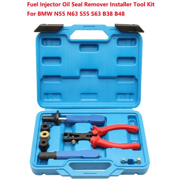 Fuel Injector Oil Seal Remover Installer Tool Kit For BMW N55 N63 S55 S63 B38 B48