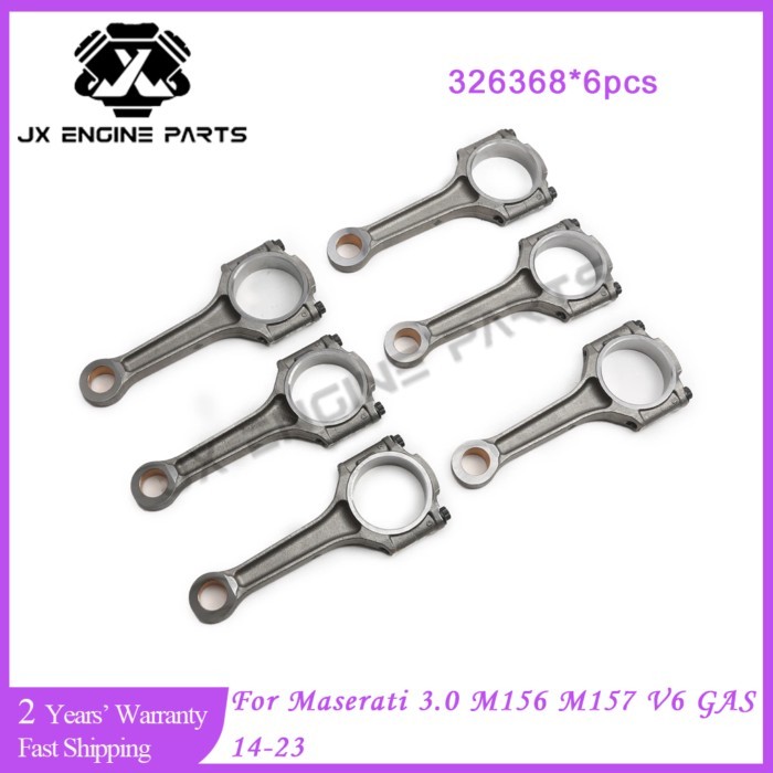 6X M156 Engine Connecting Rod For Maserati 3.0 T L Quattroporte Ghibli Levante 3.0L 3.0T GAS V6 M15