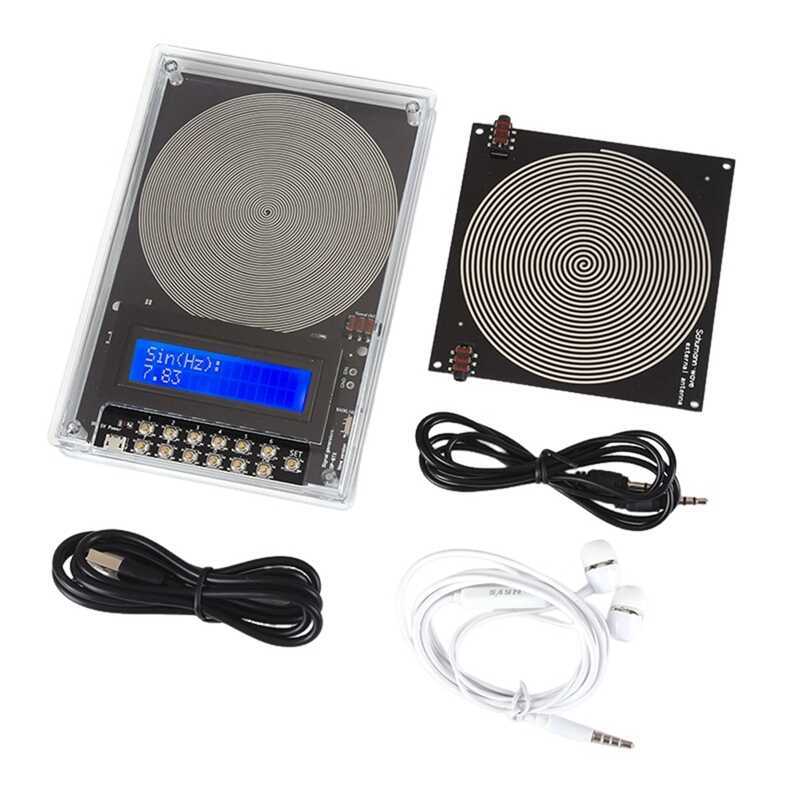 ❤ [Anjoyli]Sine Wave Generator With Adjustable Frequency(0.1-99999Hz) Resonance Plate Antenna H