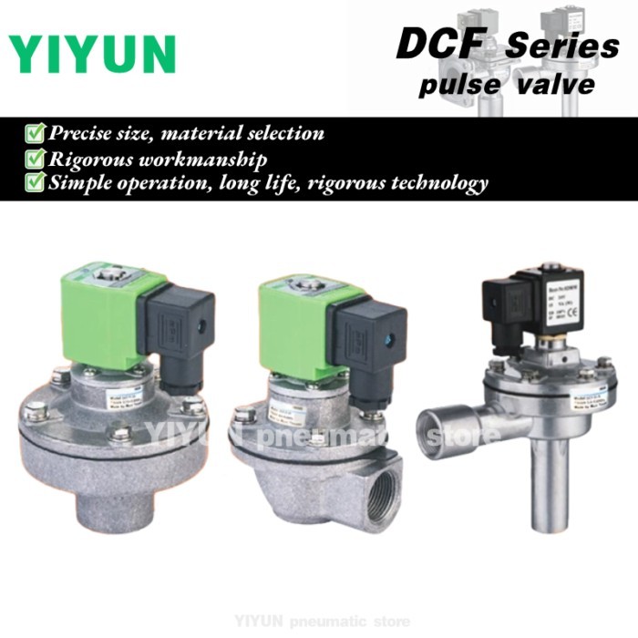 DCF-Z Y-20J,20,25,25J,40S,50S,62S,76SS102S YIYUN pneumatic element Right Angle type electromagnetic