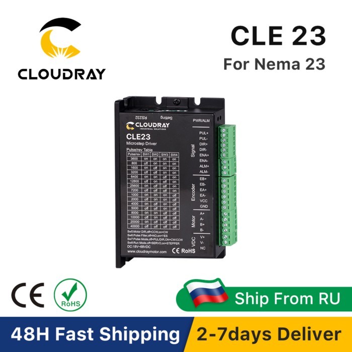 Cloudray Nema 23 Digital Closed Loop Stepper Motor Driver Stepper Driver for Nema Stepper Motor 3D