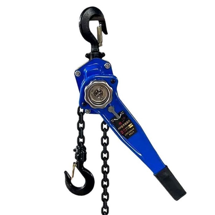 Lever Hoist 2T Hand Hoist Ring Chain Hand Plate Manual Tensioner Wire Puller Lifting Hoist