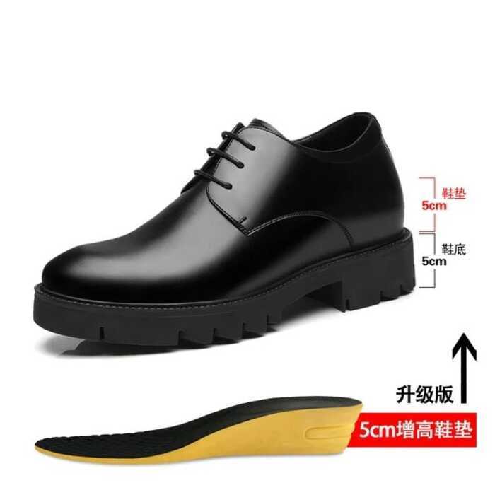 ress Shoes Elevator Shoes Platform High Heels Height Increase Business Casual Man Heightening Shoes