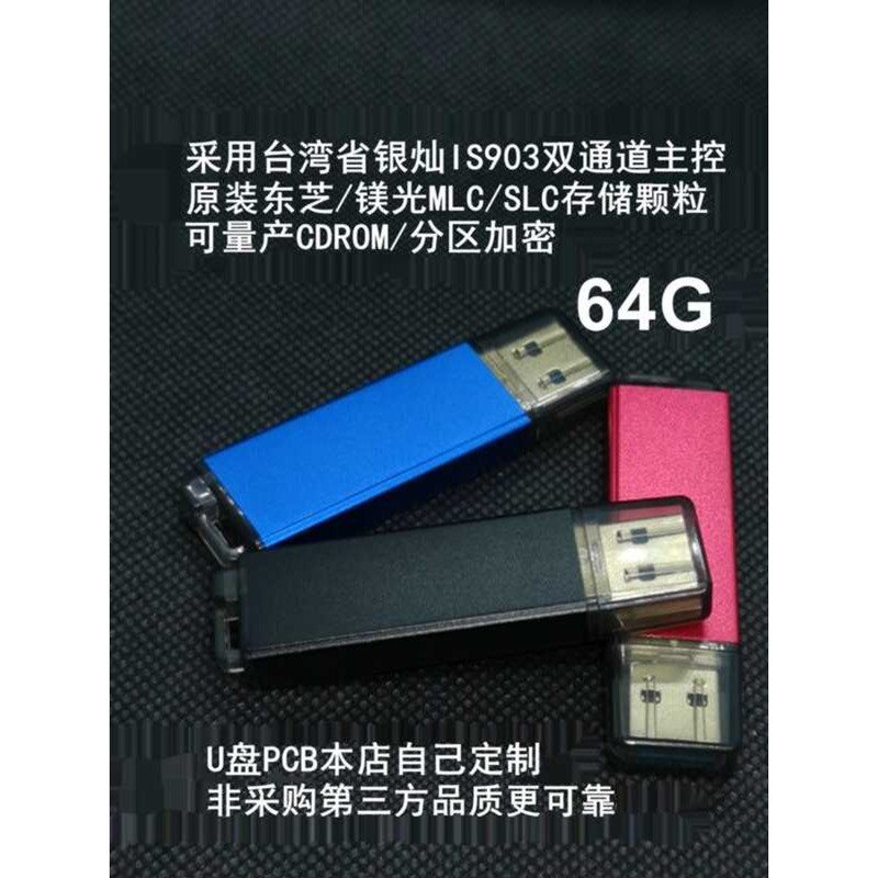 64G SB3.0 ความเร็วสูงสามารถ Mass-ผลิต CDRO Silver IS903LC Positive Film เขียนดิสก์ป้องกัน