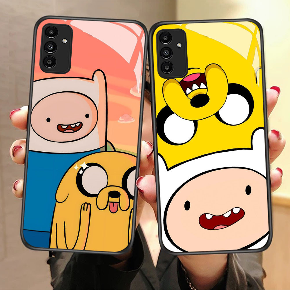 CK-37 Adventure time HD Glass Casing สําหรับ Samsung A05S A35 A55 A24 A14 A15 A04S A34 A25 M15 A54 S