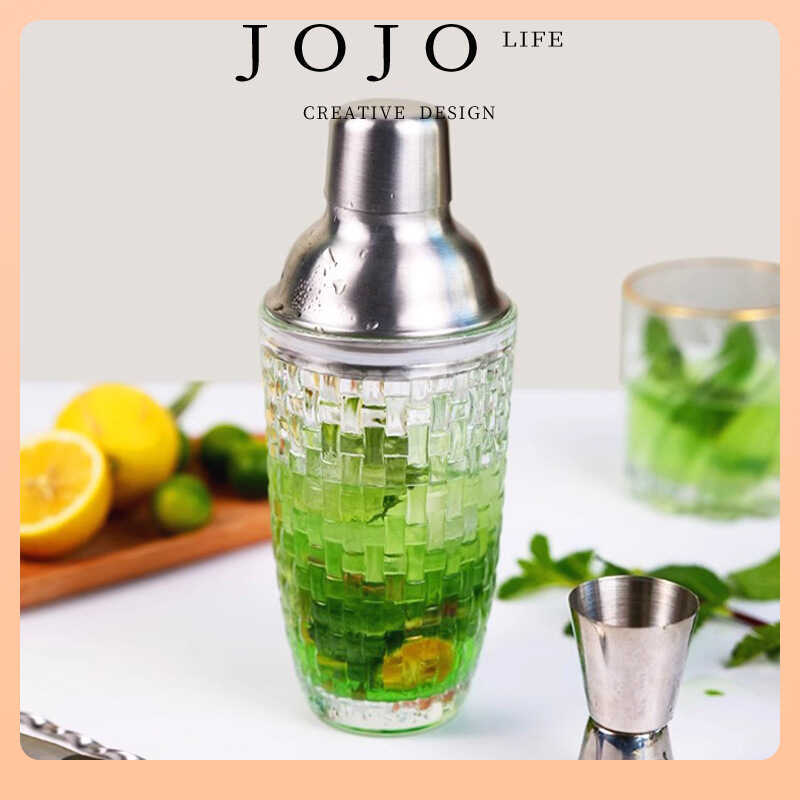 ✅JOJOS L. PD.Kwong.Kwong.Shaker Glass Hand Shaker ชุดเครื่องมือทําบาร์เทนเดอร์ | ถังขยะ