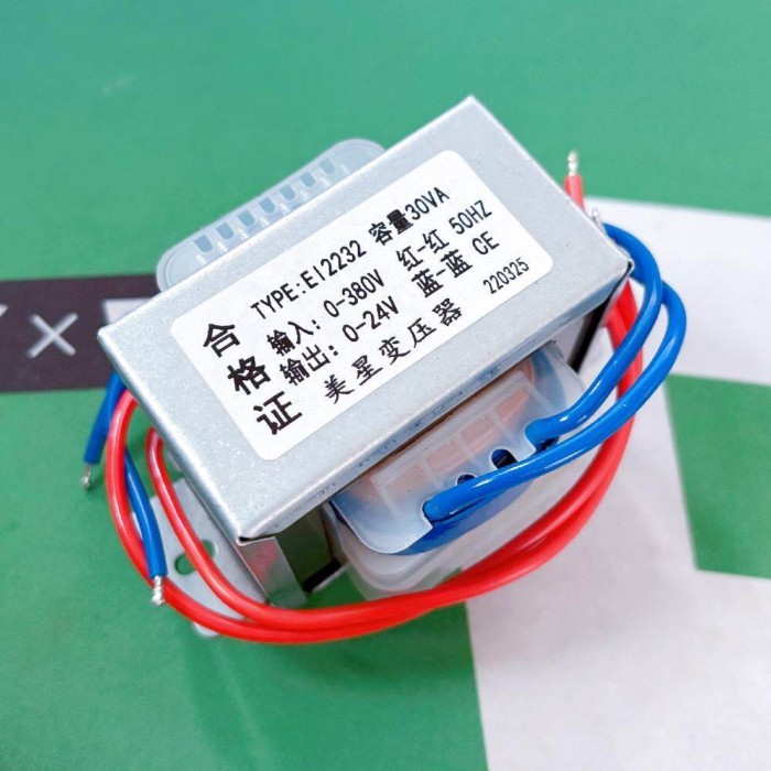 TPYE:2232 Lift power Transformer 380V ถึง 24V ความจุ 30VA Wujiang Keyu Transformer