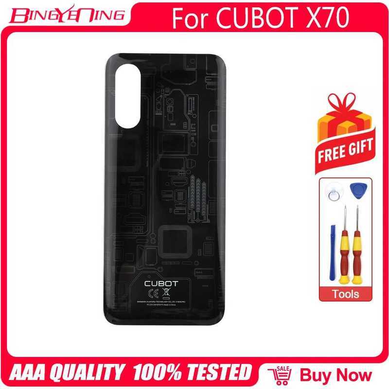 ฝาครอบแบตเตอรี่ใหม่ของแท้สำหรับ CUBOT X70 MAX 5 เคสป้องกันด้านหลัง อุปกรณ์เสริมสำหรับซ่อมแซมและเปลี่