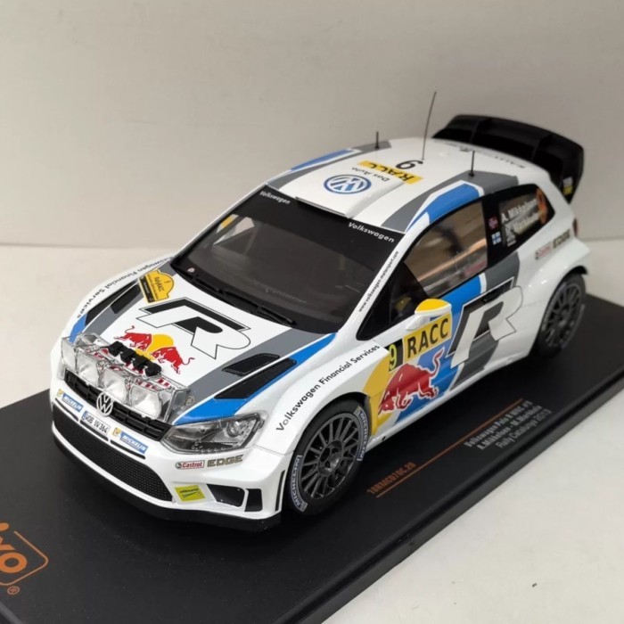 IXO 1/18 VW POLO R WRC #9 2013 Volkswagen Racing Model ไม่เปิดประตู Steer