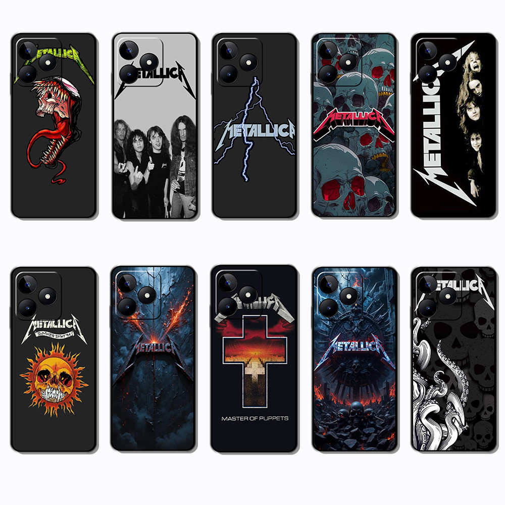 เคสโทรศัพท์สีดําแบบนุ่มสําหรับ OPPO A5i A5X A5 Pro A5m A3NFC Metallica caseg