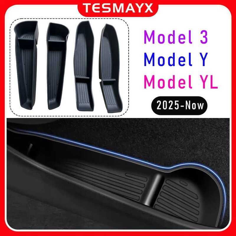 C Door Side Storage Box And Trash Can For 2025 2026 Tesla Model 3 Y Juniper Model YL Accessories Do
