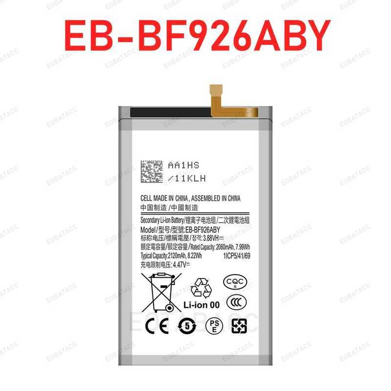 แบตเตอรี่ Eb-Bf926aby Eb-Bf927aby ใหม่เอี่ยมปี 2026 สำหรับ Galaxy Z Fold 3 5G F926 F927 + อะไหล่ทดแ