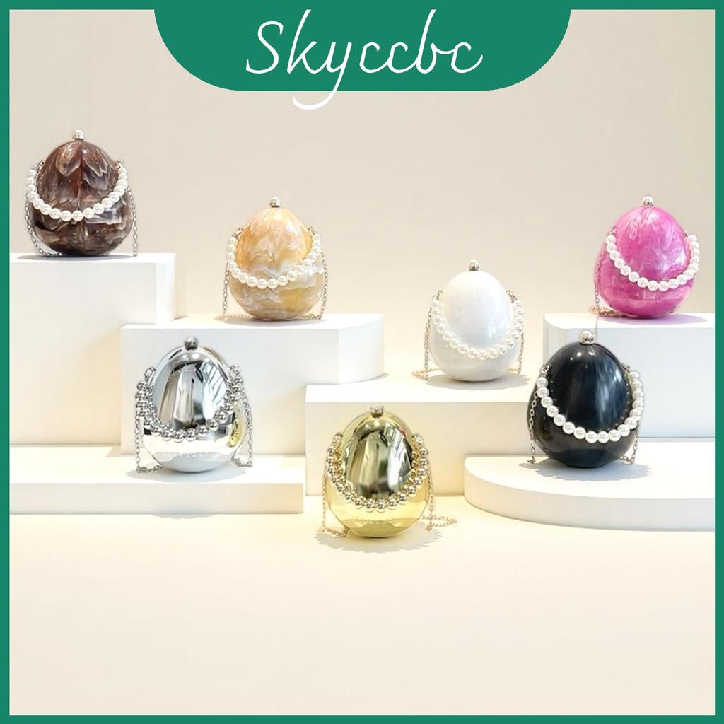 Box Circle Acryalique Bag พร้อมล็อคปิด สําหรับใช้ทุกวัน
