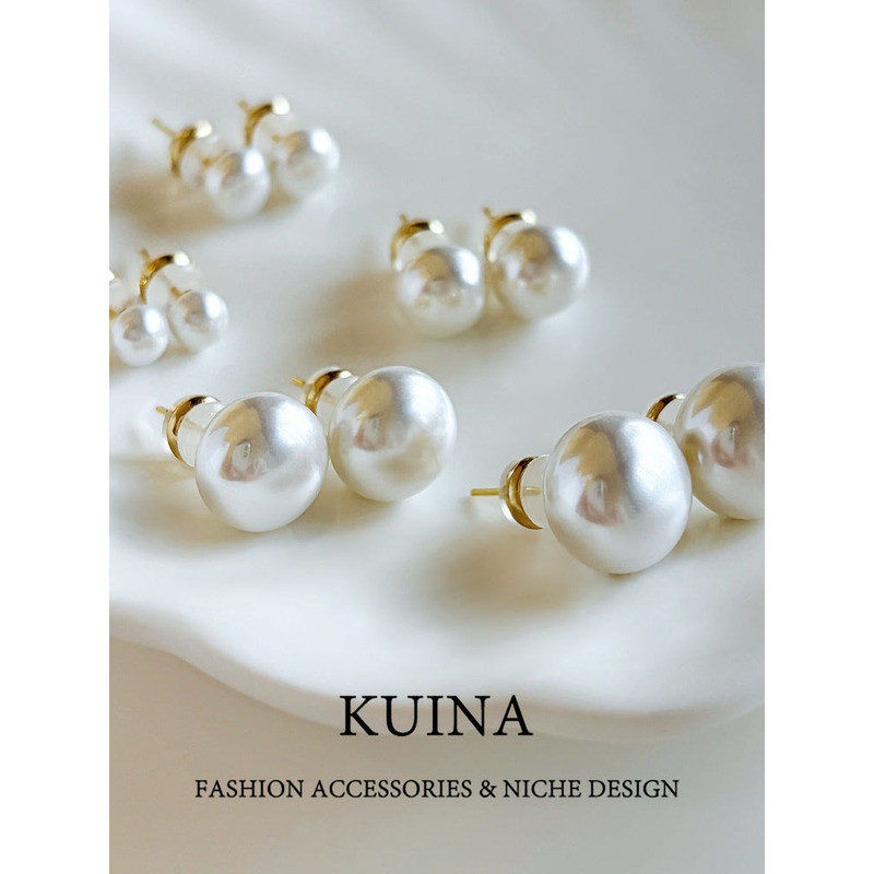 & kuina | French Style Pure Silver Women's Earrings