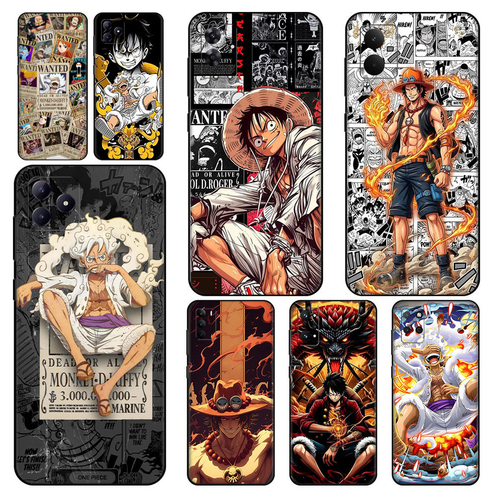 One Piece อะนิเมะ Luffy ^kr9 สําหรับ Realme C2 C3 C11 C12 C15 C17 C20 C21 C21Y C25S ความเข้ากันได้ T