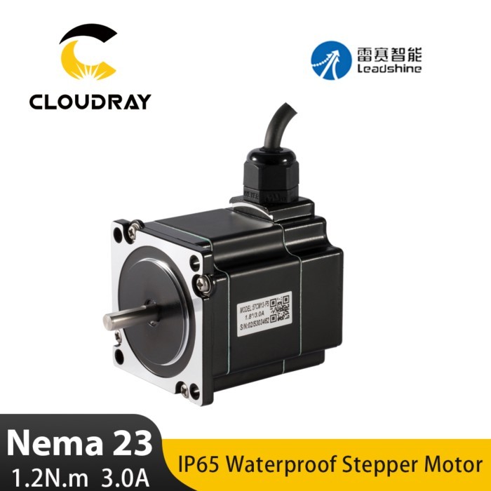 Leadshine Nema 23 IP65 Waterproof Stepper Motor  1.2N.m 3.0A 57CM13-FS Stepper Motor for CNC Engrav