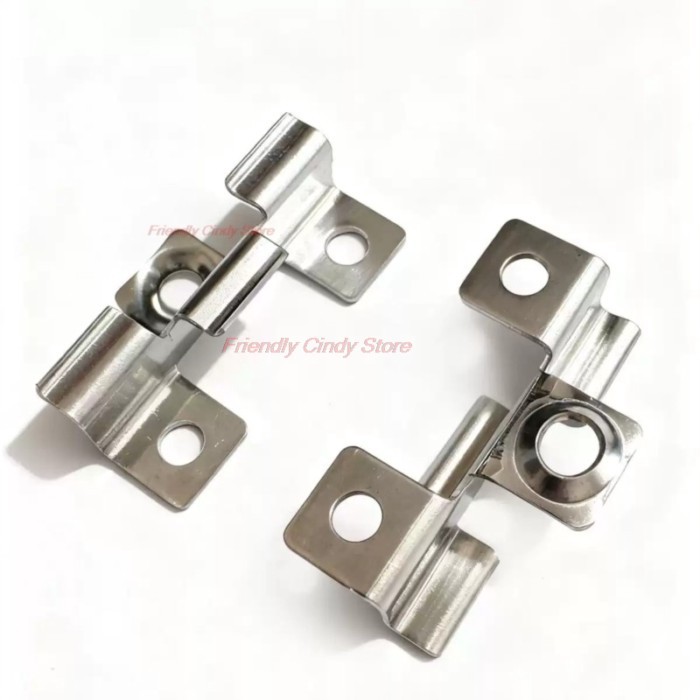 200Pcs Stainless Steel Hidden Exterior Composite Deck Clip Bracket Fastener Wall Floor WPC