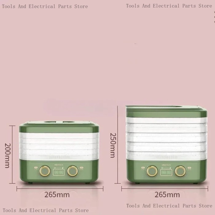 Five Layer Intelligent Fruit Dryer Food Dehydrator 110V 220V