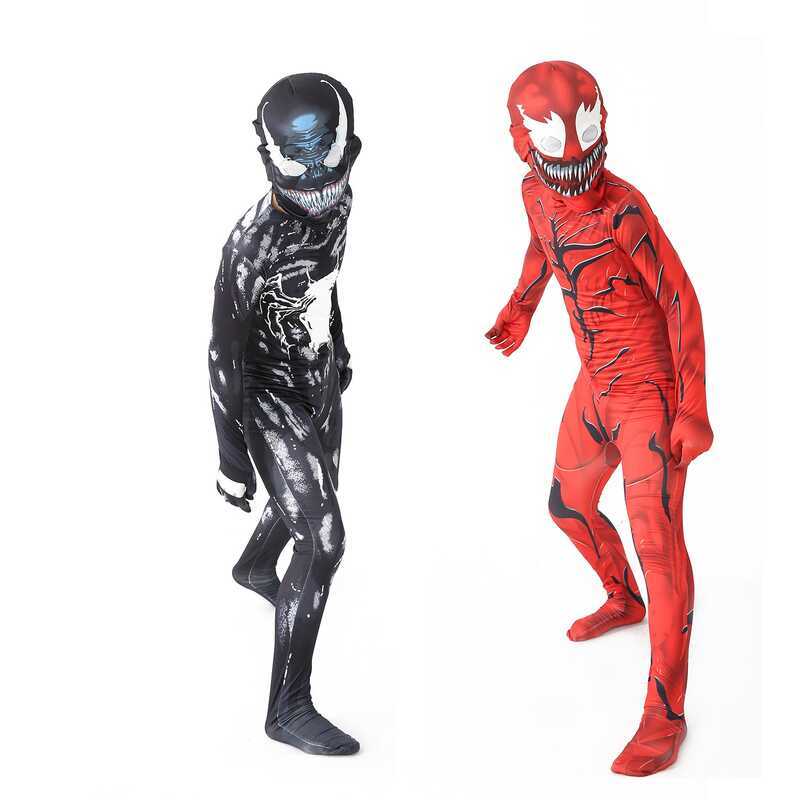 Superheros Cosplay Halloween Costumes Fornew Venom Costume Suit Jumpsui Symbiote Spidermancostumes