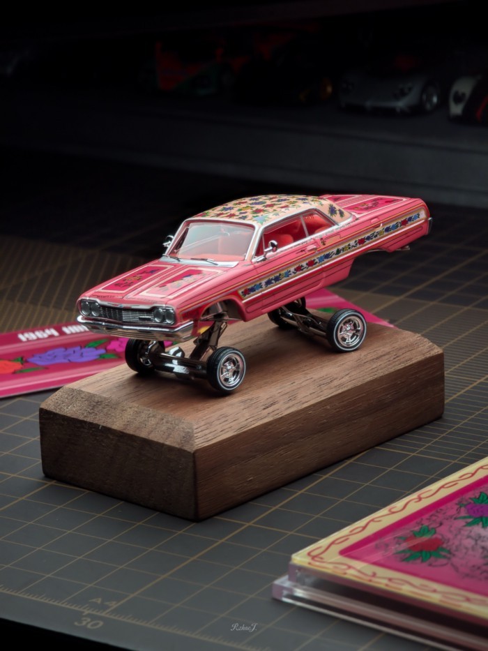 1/64 97M Chevrolet Inpara 1964 Gypsy Rose โมเดลรถโลหะผสม