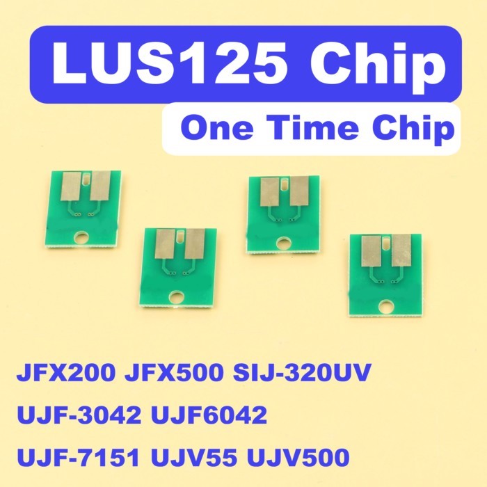 1000ML LUS125 Chip Ink Bottle LUS 125 Chips for Mimaki JFX200 JFX500 SIJ-320UV UJF-3042 UJF6042 UJF