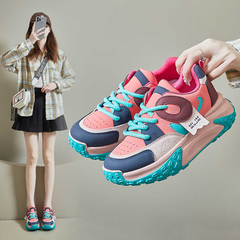 2 0 5 ฤดูใบไม้ผลิ Forrest Gump รองเท้าเกาหลีรุ่น i ns นักเรียนหญิงกีฬาวิ่ง Leisure Heightening Stree