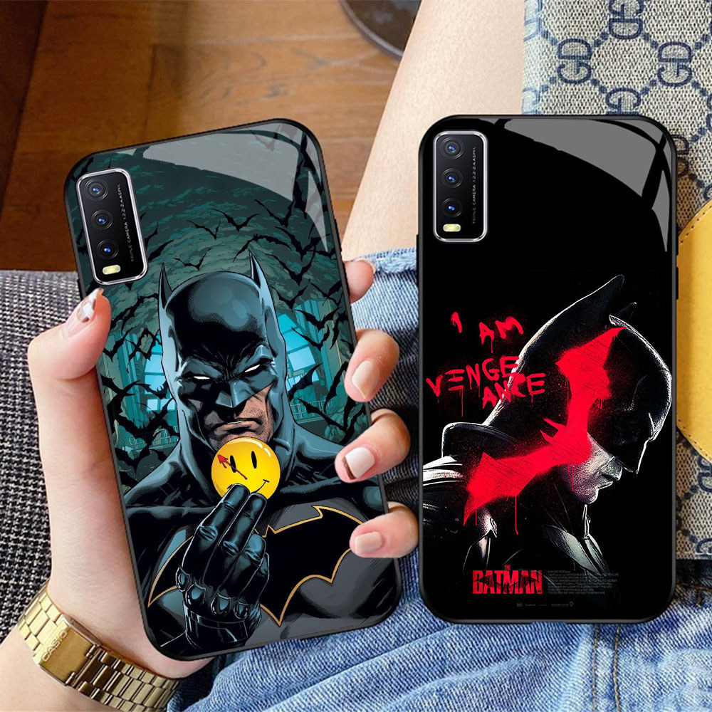 CK-43 Batmanhero HD Glass Casing สําหรับ VIVO Y20 Y20s Y20i V15 Y50 S1 Y30 V50 Y03 Y29 Lite Pro