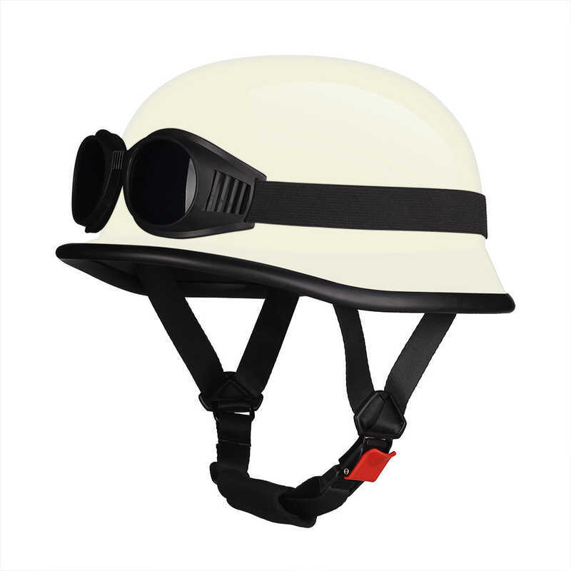 German Cruise Retro Half Helmet Female Scooter Male Motorcycle Helmet Motorcycle Scooter Helmet 3c S