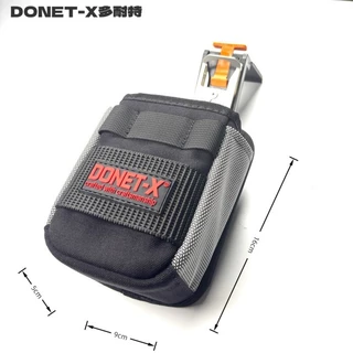 DONET-X กระเป๋าเครื่องมือแบบมีเข็มขัดสำหรับช่างไฟฟ้า กระเป๋าเครื่องมือแบบแขวนเอวแบบพกพา กระเป๋าเก็บ