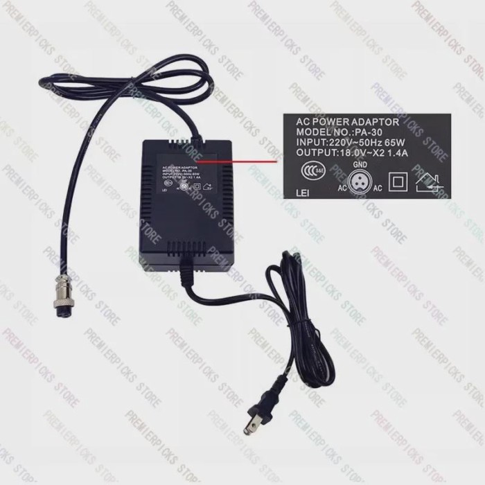 110V/220V F4 F7 CT Series Mixer Special Power Supply Dual 18V Universal Transformer 18W 350mA Three