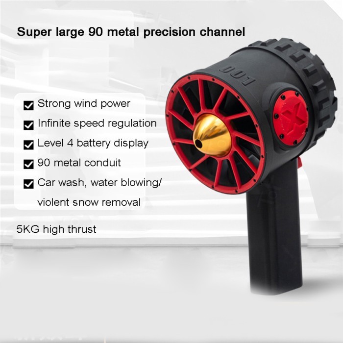 Violent Fan Handheld Violent 90MM Fan Hair Dryer Car Washing  Water Blowing Machine Snow Removal Ma