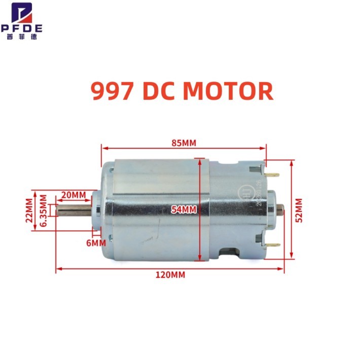 997 DC motor  high torque, high power ,adjustable speed, CW CCW for lawn mowers, lathe bench drills