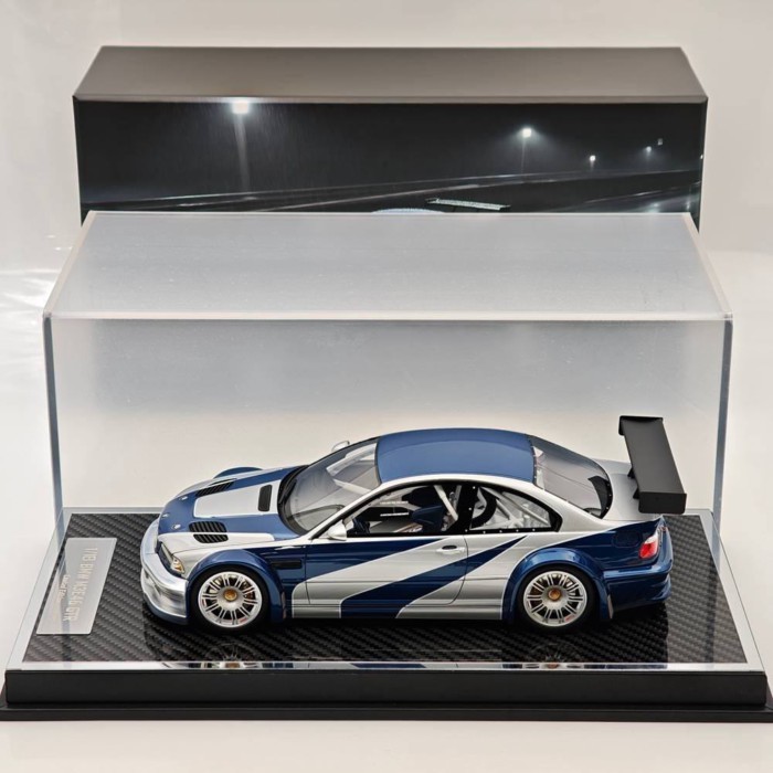 SW 1: 18 BMW BMW M3 GTR E46 จําลองรถเรซิ่นรุ่นพร้อมสต็อกคอลเลกชันของขวัญให้ Boutique